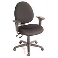 3602 Performance Prism Series Mid-Back Articulating Task Chair (Black)