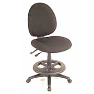 3602 Performance Prism Series Drafting Chair (Black)