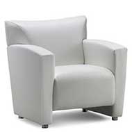 9681  Tribeca Collection Club Chair (White)