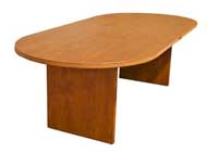 Amber Collection 8ft Racetrack Conference Table (Cherry)