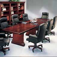 DMI Keswick Series 12ft Boat Shaped Conference Table (English Cherry)