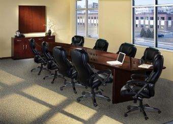 Corsica Series 18ft Conference Table (Mahogany)