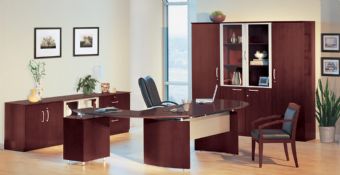 Napoli Collection Executive Full Suite (Mahogany)