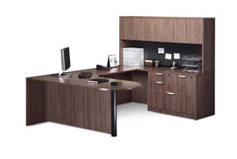 Classic Laminate Series Bullet U-Unit (Modern Walnut)