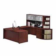 Elite Series U-Shape Workstation (Cherry)