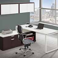 Elements L-Station (Espresso & White)