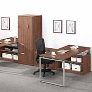 Elements Station with Storage (Modern Walnut) 