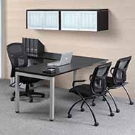 Elements L-Station with U-Shape Legs (Espresso)