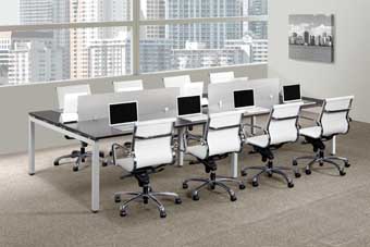 Elements Task Station with U-Shape Legs (Espresso) 