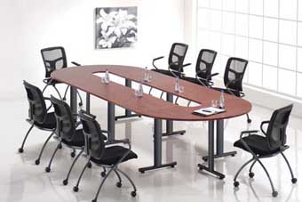 Flextable Cherry Oval w-7794 Rm Scene
