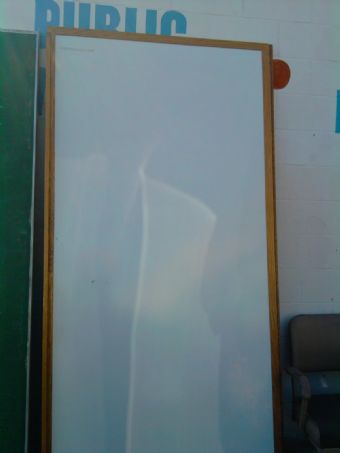 8 FT Dry Erase Board with Oak Wood Frame