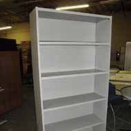 6' Laminate Bookcase (Light Grey)