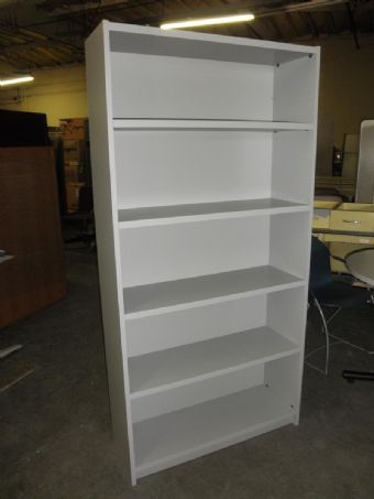 6' Laminate Bookcase (Light Grey)