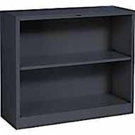 4' Metal Bookcase (Charcoal)