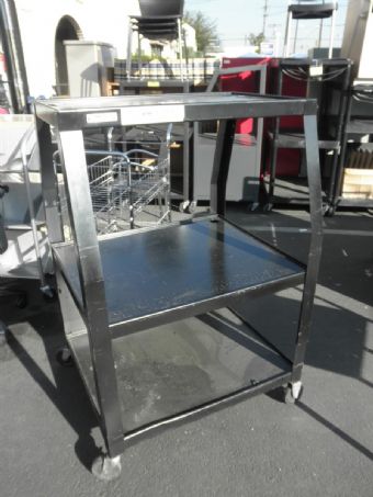 Luxor Metal TV Cart (Black)