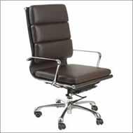 Earl High Back Chair (Brown)