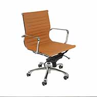 Euro Style Otto Low Back Chair (Terra Cotta)