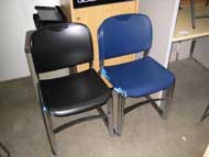 4800 United Stack Chair (Black or Blue)
