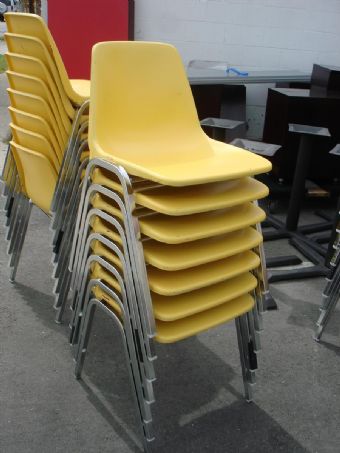 HON Shell Stack Chair (Yellow)