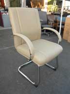 Boss Aaria Collection Elektra Guest Chair (Tan Leather)