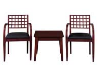 Cherryman Emerald Collection Guest Chair with Fabric Seat