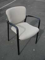 Haworth Guest Chair (Grey Fabric/Black Frame)