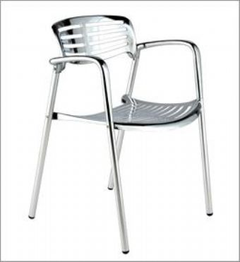 Helen Stacking Chair (Chrome)