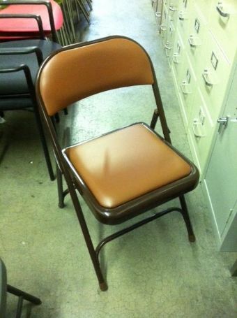 Padded Folding Chair (Mocha)