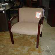 TRIO 810 Guest Chair in Graffiti Chocolate