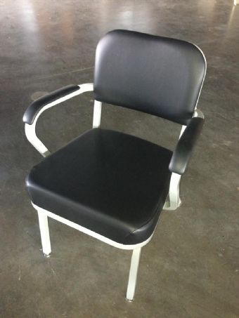 Vintage Tanker Arm Chair (Black)