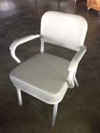 Vintage Tanker Chair with Arms (Grey)