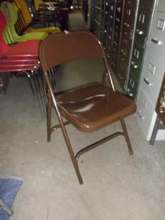 Virco 6 Metal Folding Chair (Mocha)