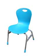 Virco Zuma Side Chair (Turquoise Blue)