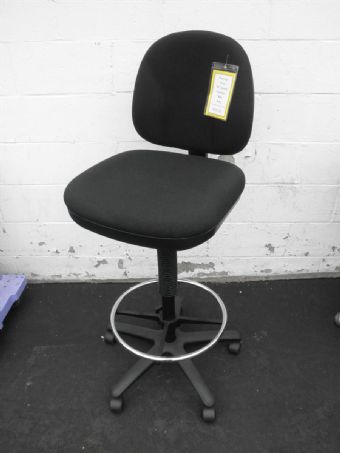 BC 41 Drafting Stool with No Arms (Black)