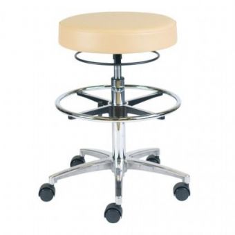 Office Master CL3 Medical Stool with Foot Ring 