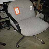 HON Police Chair with 5 Star Base (Grey)