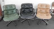 Knoll Pollack Guest Chairs (Green, Black and Brown)