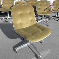 Shell Chair with No Arms (Olive Green)