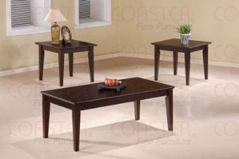 Coaster Cappuccino Simple 3-Piece Occasional Set 