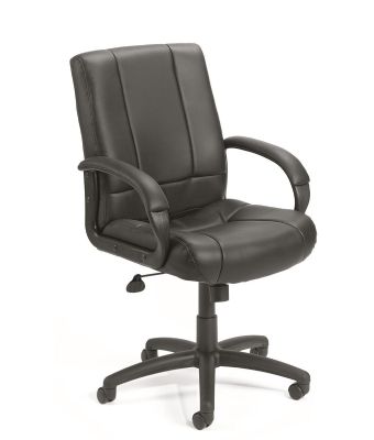 Boss B7906 Executive Mid Back Chair (Black)