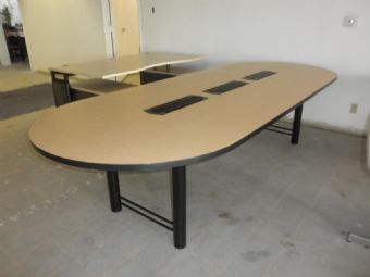 10 FT Racetrack Conference Table (Maple)