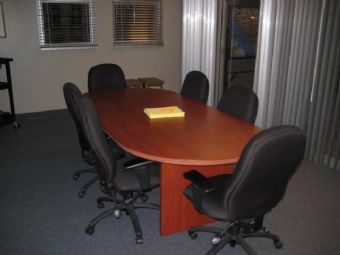 PL Cherry Conference Table with 9to5 1780 Chairs