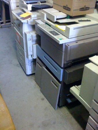 Xerox 50 charcoal blue copier