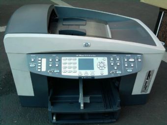 HP Office Jet 740 All-In-One Wireless Copier Printer Fax