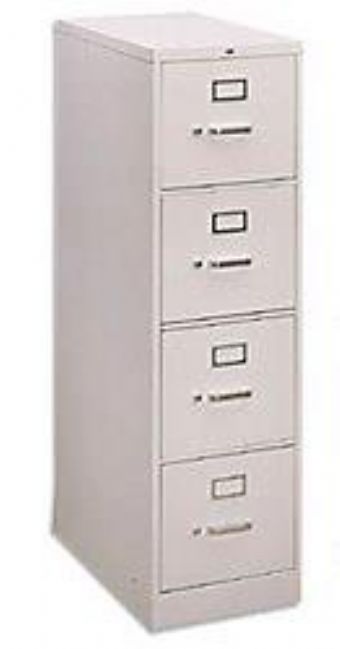HON 530 Series 4-Drawer Vertical File (Putty)