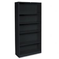 HONS72ABCP HON Brigade 5-Shelf Steel Bookcase (Black)
