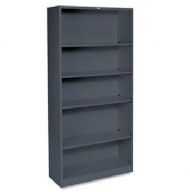 HONS72ABCS HON 5-Shelf Metal Bookcase (Charcoal)