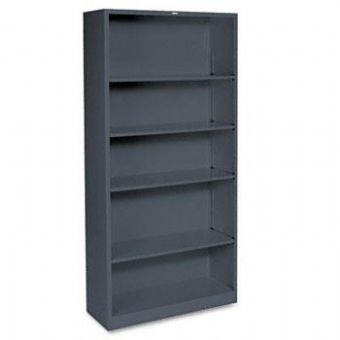 HONS72ABCS HON 5-Shelf Metal Bookcase (Charcoal)