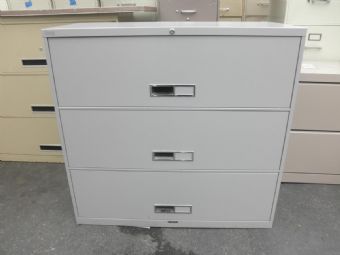 McDowell & Craig 3-Drawer Lateral File (Light Grey)
