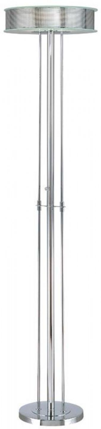 LS-80745C Lite Source Kaida 1-Light Fluorescent Floor Lamp (Chrome)